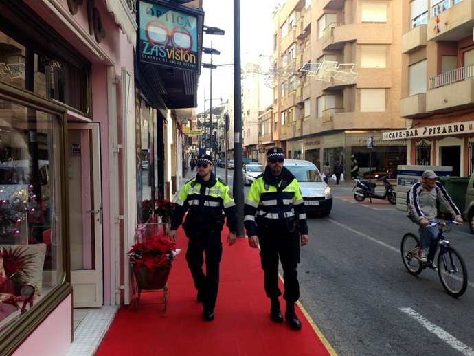 DISPOSITIVO NAVIDAD POLICÍA LOCAL DE ÁGUILAS NP FOTO AUDIO