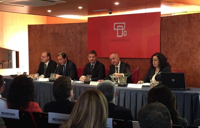 El ministro de Justicia en Casa África