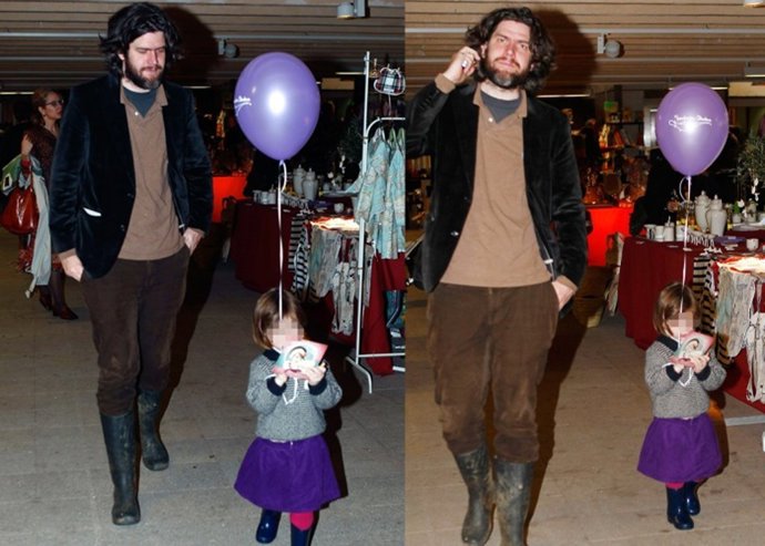 Jacobo Fitz-James Stuart, todo un padrazo con su hija Asela 