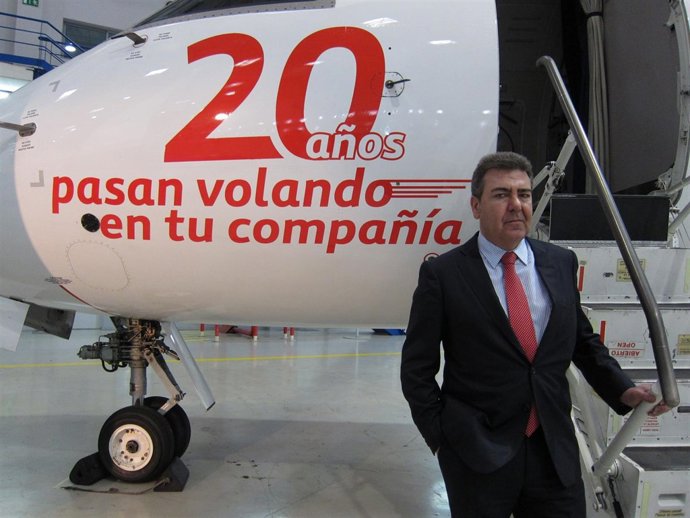 El presidente de Air Nostrum, Carlos Bertomeu.