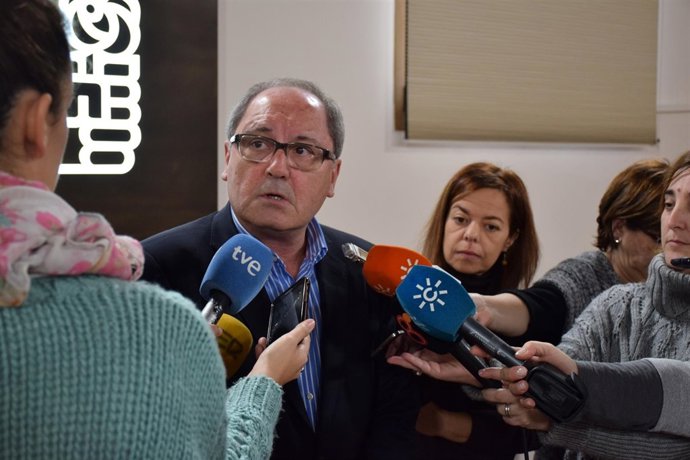 Juan Cornejo este lunes en el PSOE-A