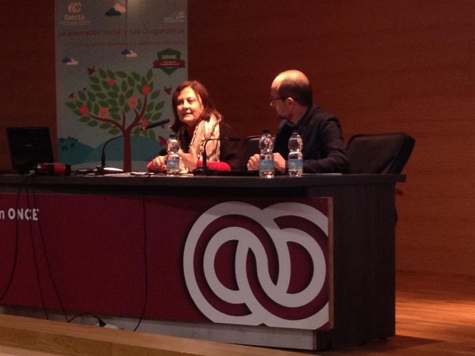 Cosano y el consejero de Faecta, en la inauguración de unas jornadas