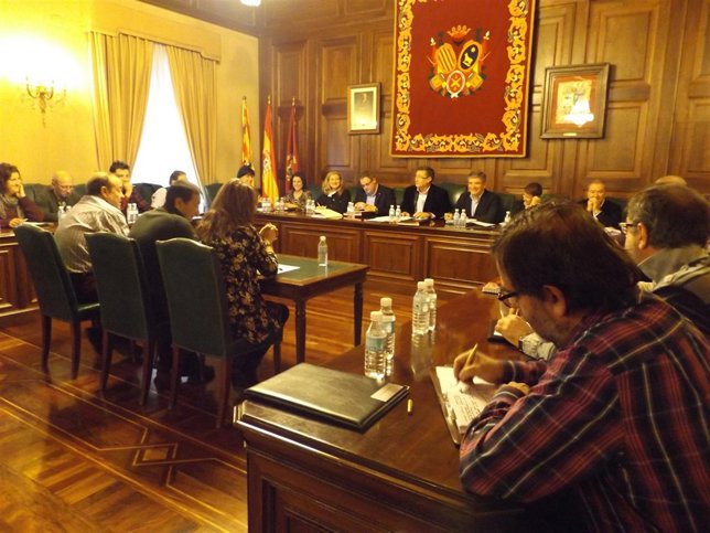Pleno del Ayuntamiento de Teruel.