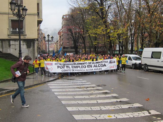 Trabajadores de Alcoa 