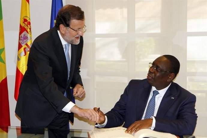 Mariano Rajoy con Macky Sall
