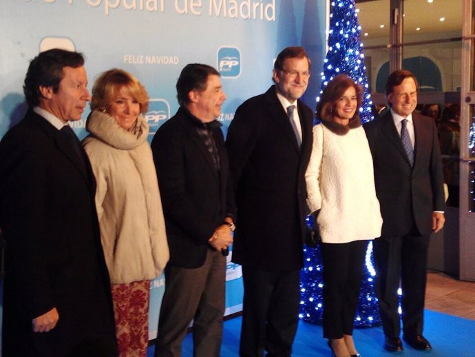 Acto del PP de Madrid con Rajoy, Aguirre, Botella y González
