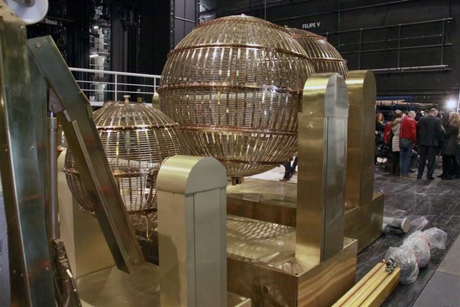 Bombos de la Lotería de Navidad