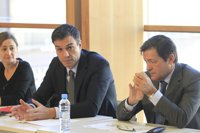 Sánchez agradece el apoyo del PSOE de Andalucía y elude responder a las palabras de Cornejo sobre las primarias abiertas