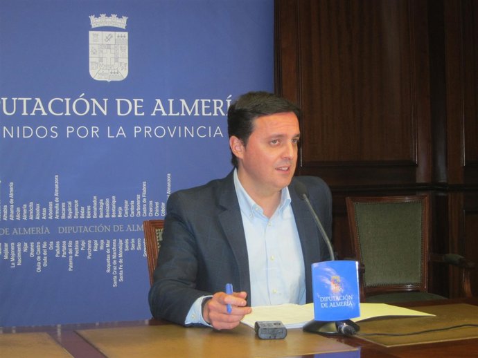 El vicepresidente de la Diputación de Almería, Javier Aureliano García