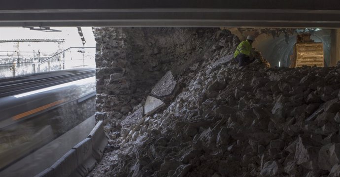 Cale túnel Herrera-Altza Euskotren