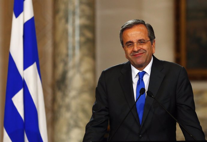 El primer ministro de Grecia, Antonis Samaras