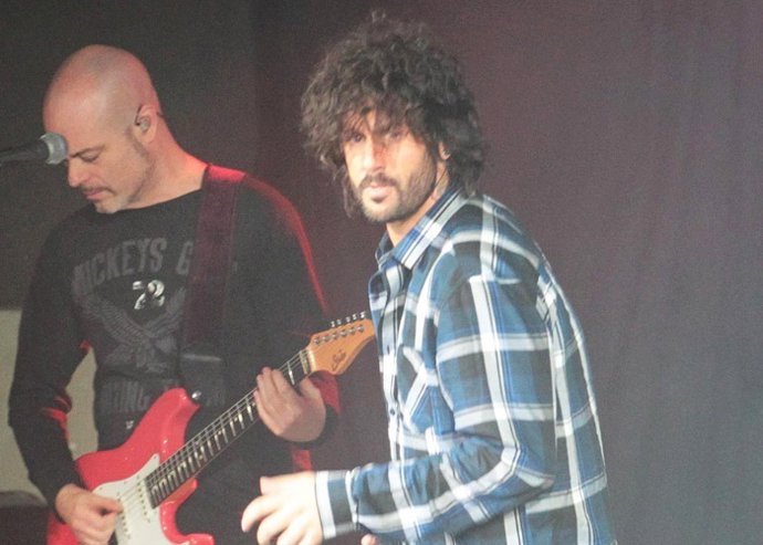Melendi en la presentación de su disco 