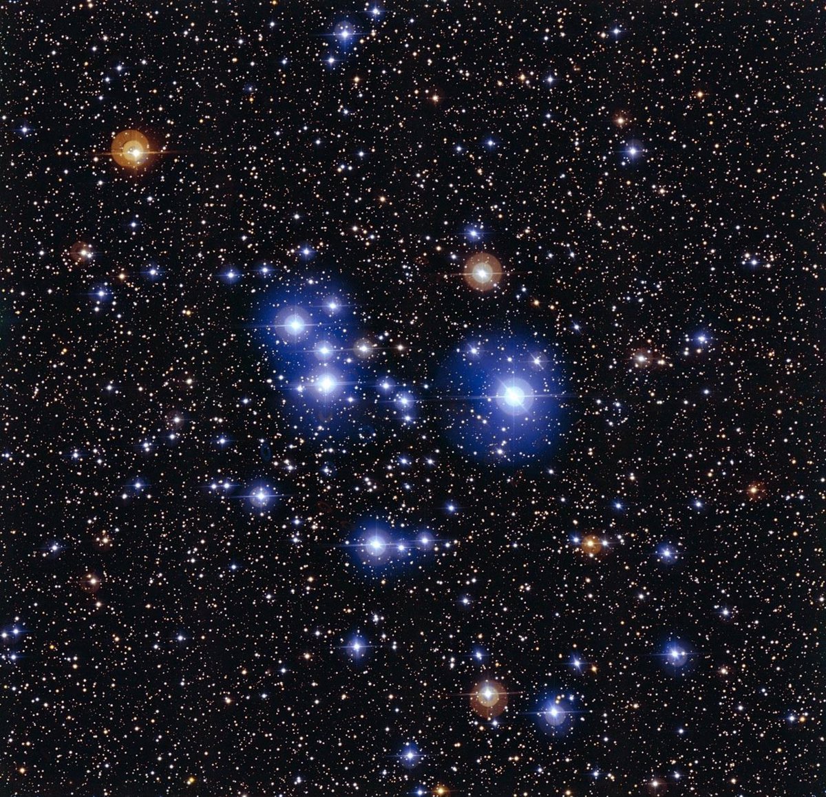 Espectacular Imagen De Las Estrellas Calientes De Messier 47 0635