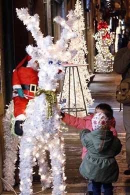 Postal navideña del Ayuntamiento de Pamplona.