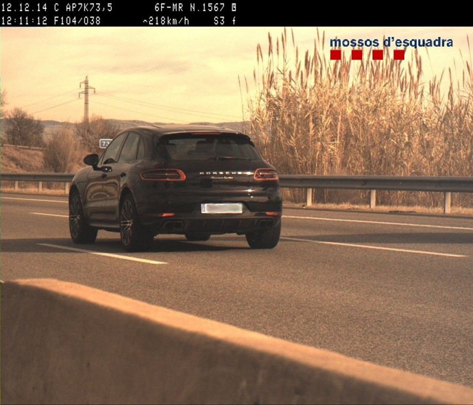 Imputado por circular a 218km/h por la AP-7 en Vilobí d’Onyar (Girona)