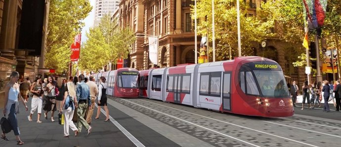 Tranvía de Sydney que construirá Acciona y Alstom