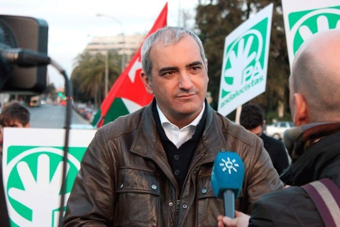 El secretario general del PA, Antonio Jesús Ruiz