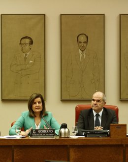 Fátima Báñez, en la Comisión del Pacto de Toledo que preside Manuel Chaves