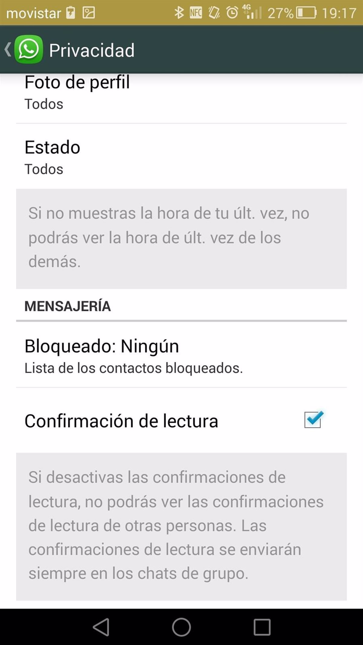 Whatsapp Permite Desactivar El Doble Check Azul De Forma Oficial 1202