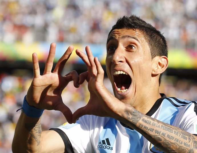 Di María da el pase a Argentina a cuartos de final del Mundial de Brasil