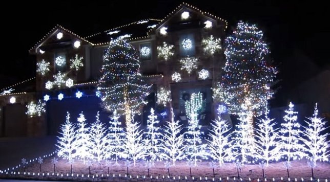 Show de luces de Navidad