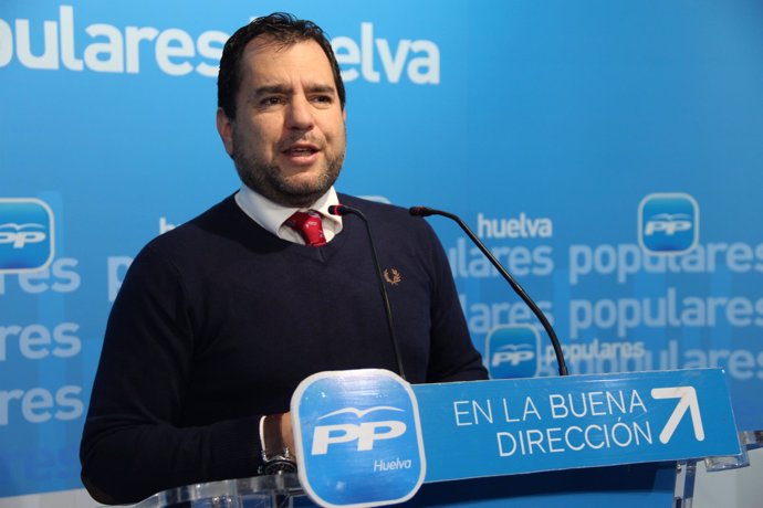 El viceportavoz del PP en la Diputación de Huelva, José Domingo Doblado.