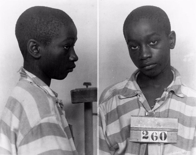 George Stinney Jr appears in an undated police booking photo provided by the Sou