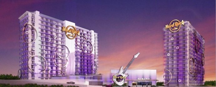 Diseño del futuro hotel de Hard Rock