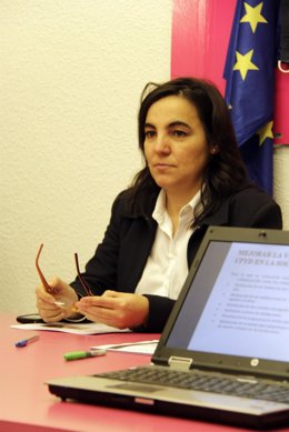 Isabel Romero, candidata a procuradora por Ávila. 