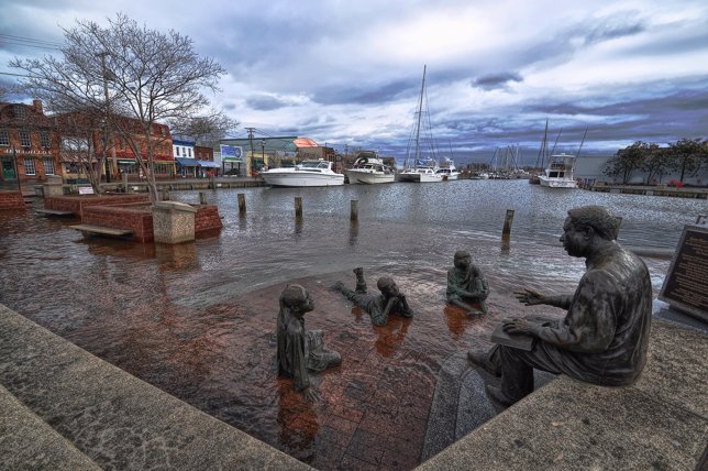 Inundación por marea alta