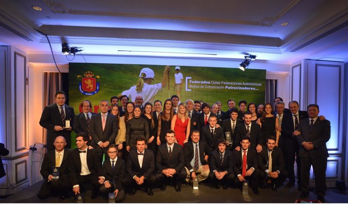 Premiados Gala del Golf de la RFEG