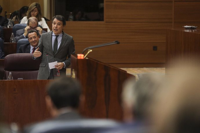 Ignacio González en la Asamblea de Madrid