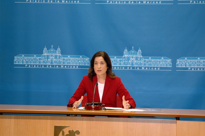 Pilar Gracia durante la rueda de prensa