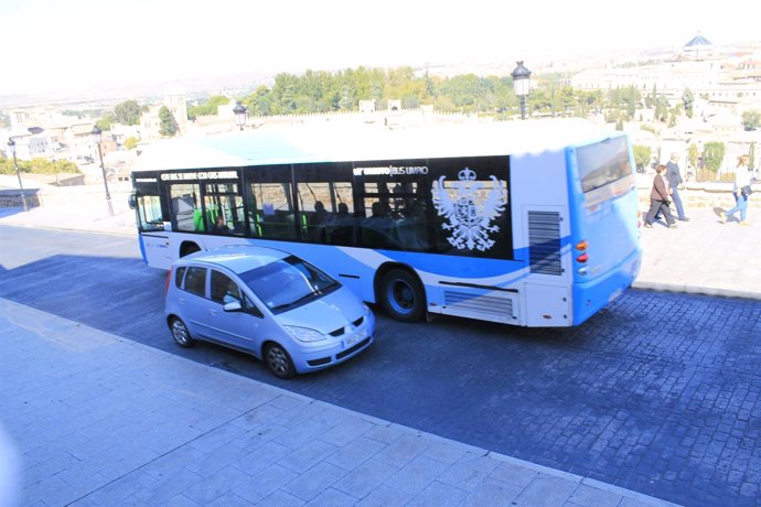 Transporte público, autobuses y taxis, contaminación autobuses y taxis