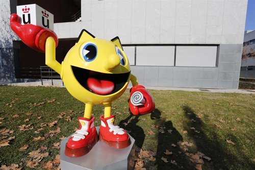 Pac-Man se convierte en la primera estatua de videojuegos de España