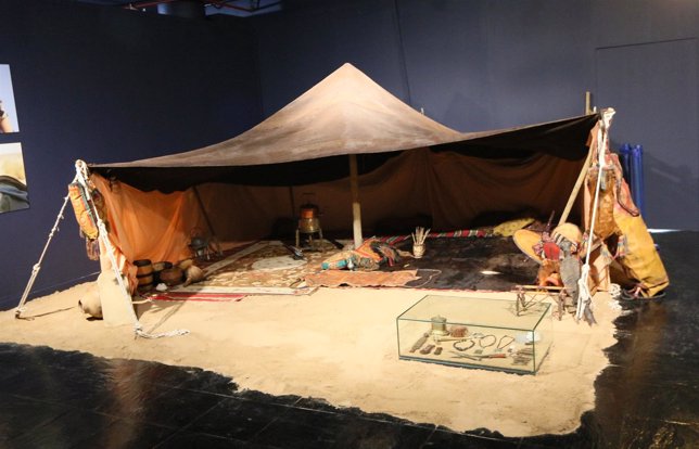 Tienda Beduina expusa en el Museo Elder