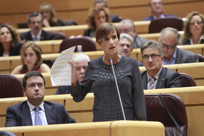 María Chivite en el Senado