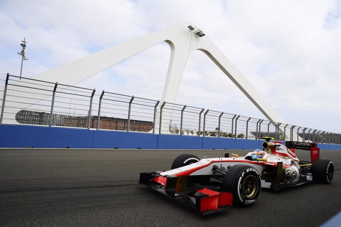 Circuito de F1 de Valencia en una imagen de archivo