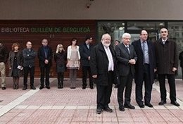 Inauguración de la biblioteca de Puig-reig
