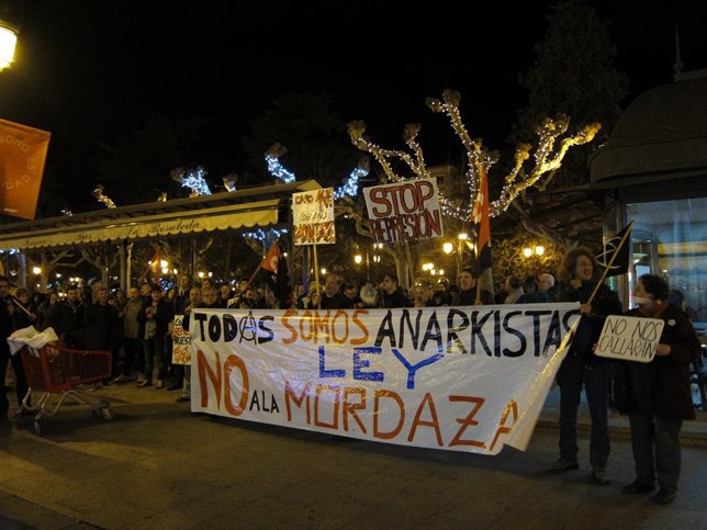 Concentración contra la 'Ley Mordaza'