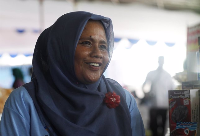 Salawati, una de las supervivientes del tsunami de 2004