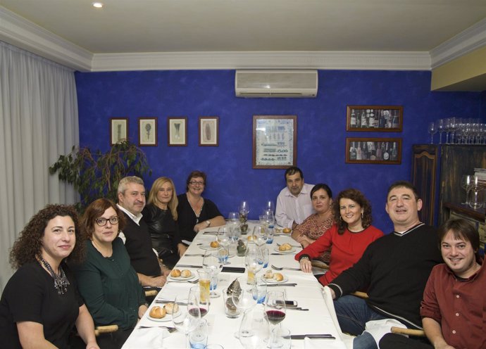 Cena de navidad de periodistas de Torrelavega
