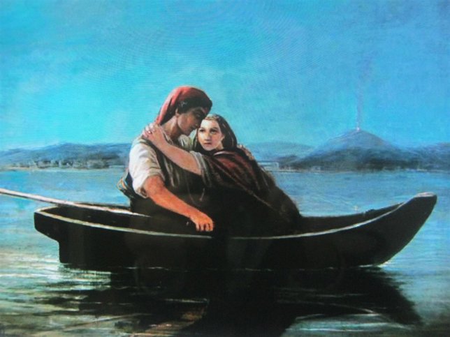 Uno de los cuadros de la exposición