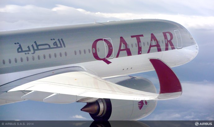 Avión A350 XWB de Qatar Airways 