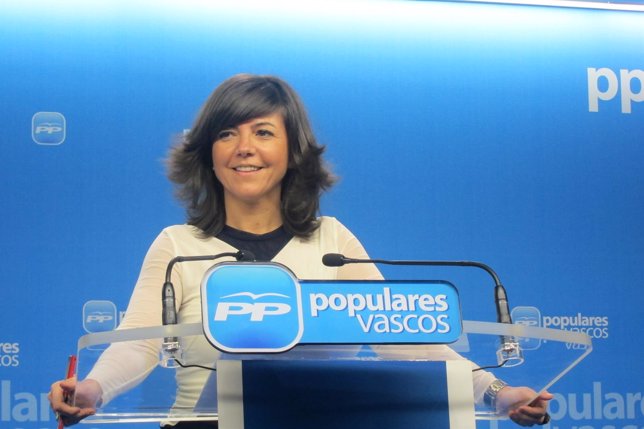 La secretaria general del PP vasco, Nerea Llanos