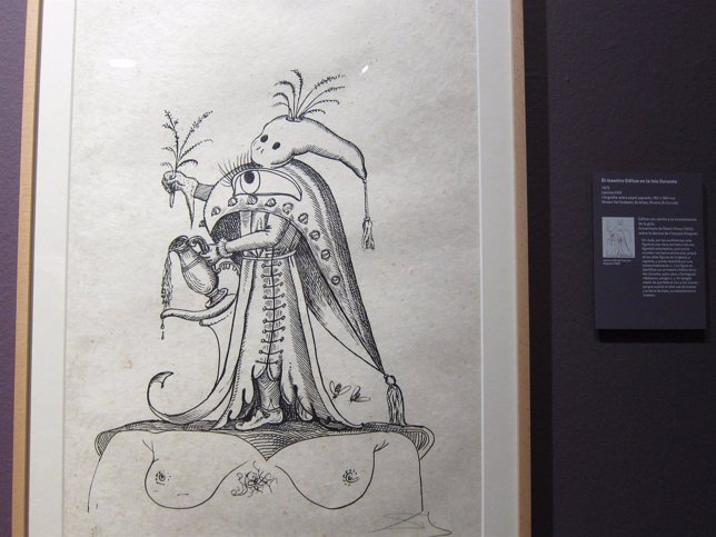 Una de las obras de la exposición dedicada a Salvador Dalí