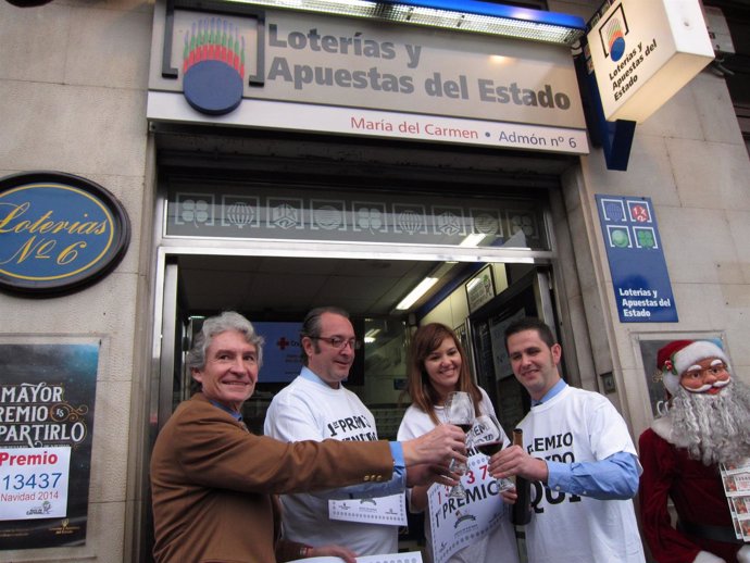 Administración de Lotería número 6 de Logroño premiada con el Gordo