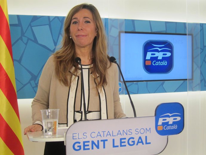 La presidenta del PP catalán, Alicia Sánchez-Camacho