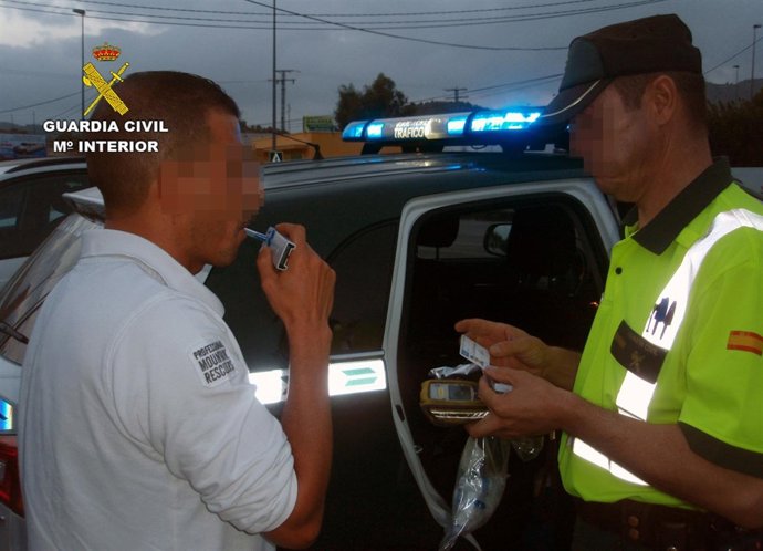 Imagen del control de alcoholemia