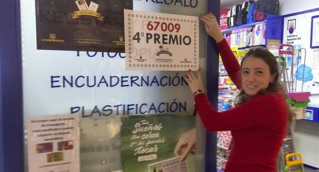 Responsable del establecimiento que ha vendido parte del Cuarto Premio 